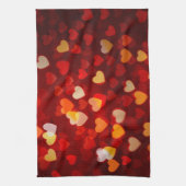 Valentine Romantic Heart Pattern  Theedoek (Verticaal)