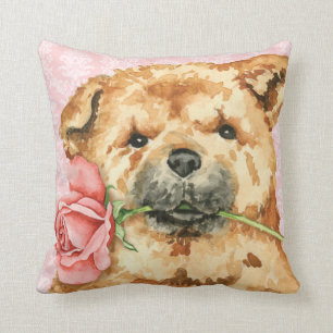 Valentine Rose Chow Kussen
