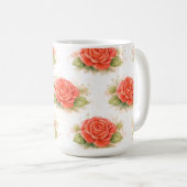 Valentine rose koffiemok (Voorkant rechts)