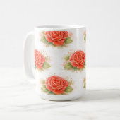 Valentine rose koffiemok (Voorkant links)
