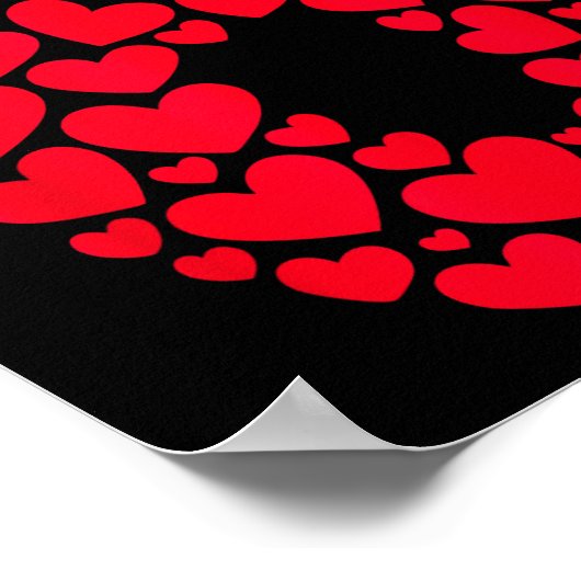 Valentine’s Day 67 Filled With Heart Funny Six Sev Poster (Hoek)