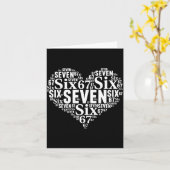 Valentine’s Day 67 Meme 67th Birthday 6 7 Valentin Kaart (Gele Bloem)