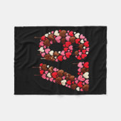 Valentine’s Day 67 Meme Filled With Hearts Funny S Fleece Deken (Voorkant (Horizontaal))