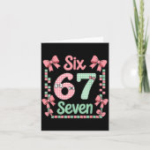 Valentine’s Day 67 Meme Filled With Hearts Funny S Kaart (Voorkant)