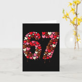 Valentine’s Day 67 Meme Filled With Hearts Funny S Kaart (Gele Bloem)