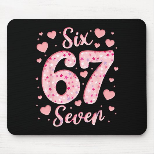 Valentine’s Day 67 Meme Filled With Hearts Funny S Muismat (Voorkant)