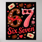 Valentine’s Day 67 Meme Filled With Hearts Funny S Poster (Voorkant)