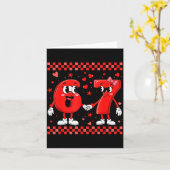 Valentine’s Day 67 Meme Funny Six Seven 6 7 Valent Kaart (Gele Bloem)
