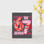 Valentine’s Day 67 Meme Happy Valentines Day Funny Kaart (Gele Bloem)