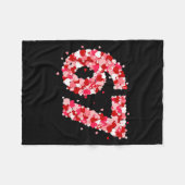 Valentine’s Day 67 Meme With Hearts Funny Six Seve Fleece Deken (Voorkant (Horizontaal))