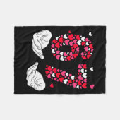 Valentine’s Day 6-7 Meme Six Seven 6 7 Valentine H Fleece Deken (Voorkant (Horizontaal))