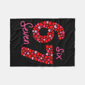 Valentine’s Day 6-7 Meme Six Seven 6 7 Valentine H Fleece Deken (Voorkant (Horizontaal))