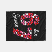 Valentine’s Day 6-7 Meme Six Seven 6 7 Valentine H Fleece Deken (Voorkant (Horizontaal))