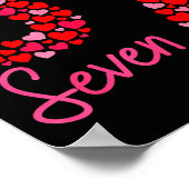 Valentine’s Day 6-7 Meme Six Seven 6 7 Valentine H Poster (Hoek)