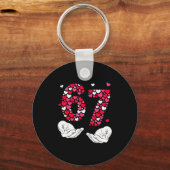 Valentine’s Day 6-7 Meme Six Seven 6 7 Valentine H Sleutelhanger (Voorkant)