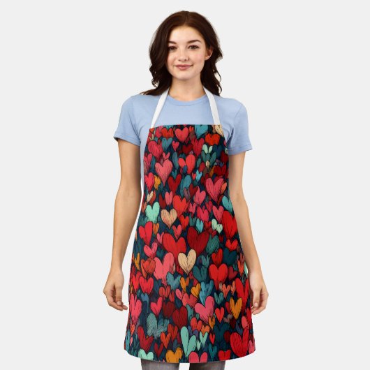 Valentine’s Day Apron | Cute, Romantic & Love Schort (Gedragen)