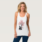 Valentine’s Day Couple Gift – Women’s Flowy Tank (Volledige Voorkant)