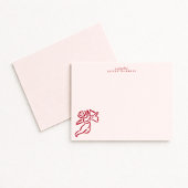 Valentine’s Day Cupid Note Card Kaart