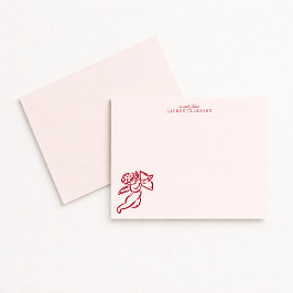 Valentine’s Day Cupid Note Card Kaart