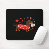 Valentine’s Day Dog Cute Dachshund Dogs For Dog Mo Muismat (Met muis)