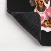 Valentine’s Day Dog Cute Dachshund Dogs For Dog Mo Muismat (Hoek)