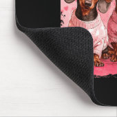 Valentine’s Day Dog Cute Dachshund Dogs For Dog Mo Muismat (Hoek)