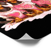 Valentine’s Day Dog Cute Dachshund Dogs For Dog Mo Poster (Hoek)