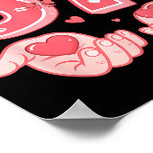 Valentine’s Day Funny 67 Meme Six Seven 6 7 Valent Poster (Hoek)