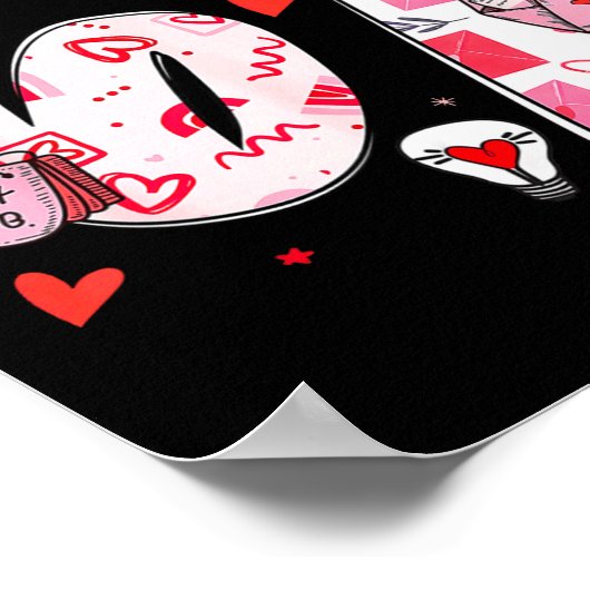 Valentine’s Day Funny 67 Meme Six Seven 6 7 Valent Poster (Hoek)