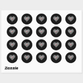 Valentine’s Day Funny 67 Meme Six Seven 6 7 Valent Ronde Sticker (Vel)
