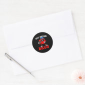 Valentine’s Day Funny 67 Six Seven Bruh 6 7 Valent Ronde Sticker (Envelop)
