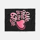 Valentine’s Day Funny 67 Six Seven Burh 6 7 Valent Fleece Deken (Voorkant (Horizontaal))