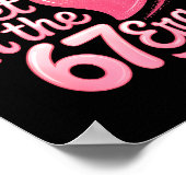 Valentine’s Day Funny 67 Six Seven Burh 6 7 Valent Poster (Hoek)