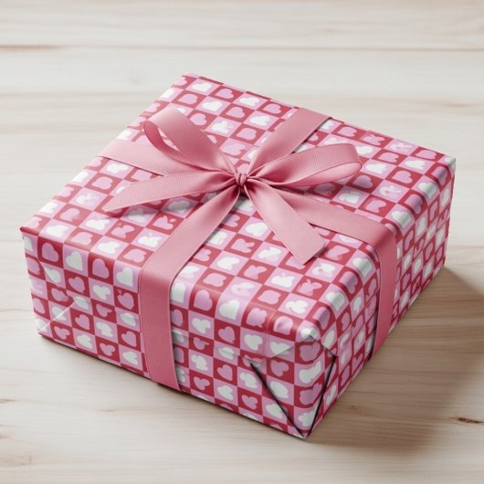 Valentine’s Day Gift Wrap Cute Love Cadeaupapier