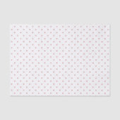 Valentine’s Day Girly Soft Red Heart Pattern Tissuepapier (Voorkant)