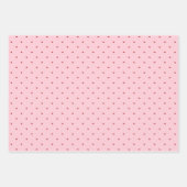 Valentine’s Day Girly Soft Red Pink Heart Pattern Inpakpapier Vel (Voorkant 3)