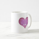 Valentine’s Day Heart & Love Mug Design Koffiemok (Voorkant rechts)