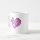 Valentine’s Day Heart & Love Mug Design Koffiemok (Voorkant links)