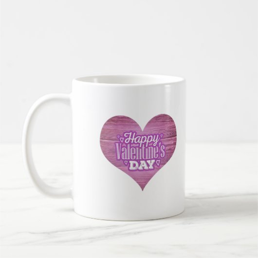 Valentine’s Day Heart & Love Mug Design Koffiemok (Links)