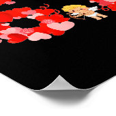 Valentine’s Day Hearts 67 Meme Six Seven 6 7 Cute  Poster (Hoek)