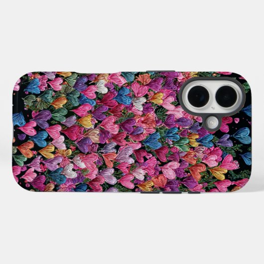 Valentine’s Day iPhone 16 Case | Romantic (Achterkant (horizontaal))