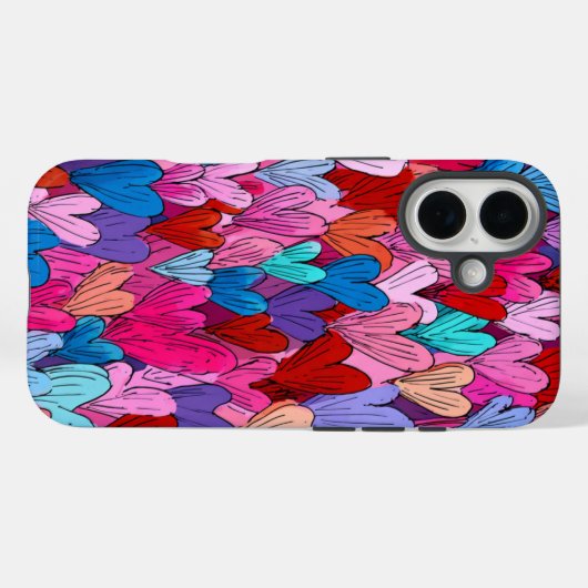 Valentine’s Day iPhone 16 Case | Romantic (Achterkant (horizontaal))