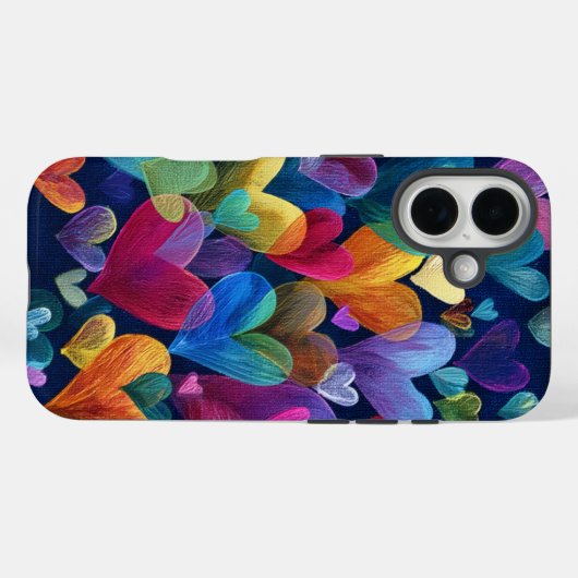 Valentine’s Day iPhone 16 Case | Romantic (Achterkant (horizontaal))