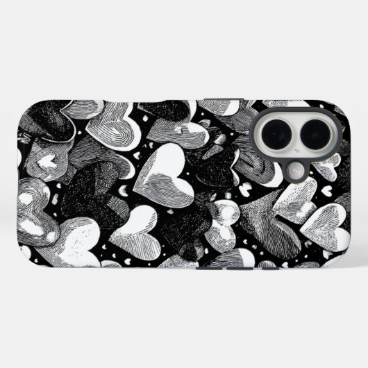 Valentine’s Day iPhone 16 Case | Romantic (Achterkant (horizontaal))