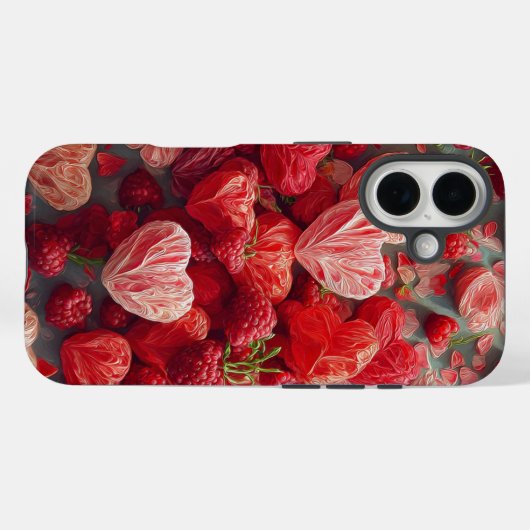 Valentine’s Day iPhone 16 Case | Romantic (Achterkant (horizontaal))