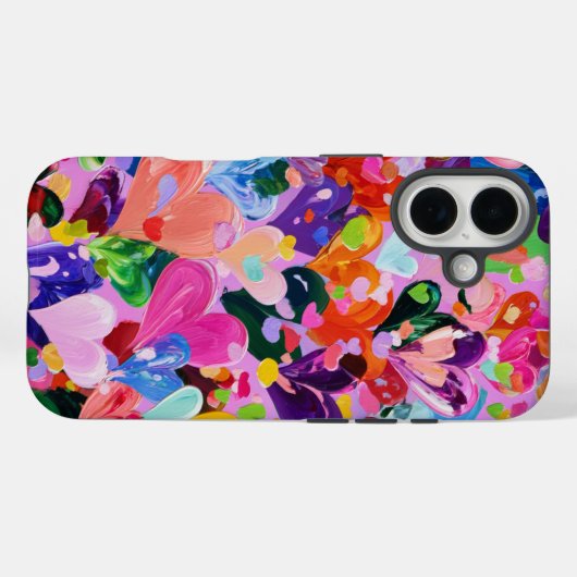 Valentine’s Day iPhone 16 Case | Romantic (Achterkant (horizontaal))