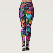 Valentine’s Day Leggings – Romantic Heart Pattern  (Achterkant)