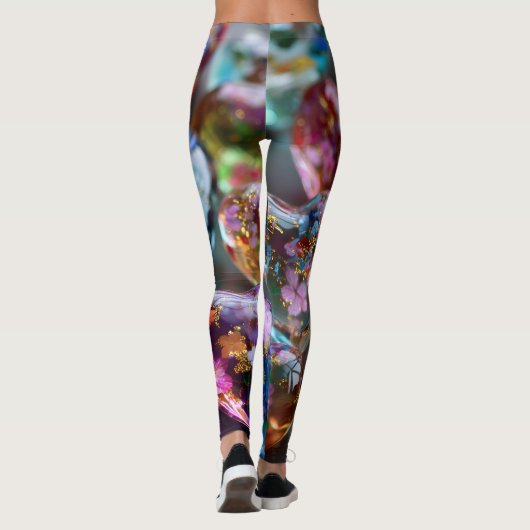 Valentine’s Day Leggings – Romantic Heart Pattern (Achterkant)