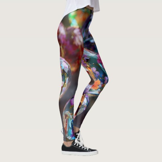 Valentine’s Day Leggings – Romantic Heart Pattern (Rechts)