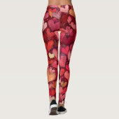 Valentine’s Day Leggings – Romantic Heart Pattern  (Achterkant)
